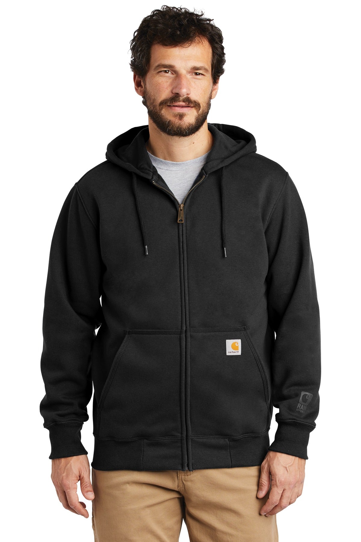 Carhartt Â® Rain Defender Â® Paxton Heavyweight Hooded Zip-Front Sweatshirt. CT100614