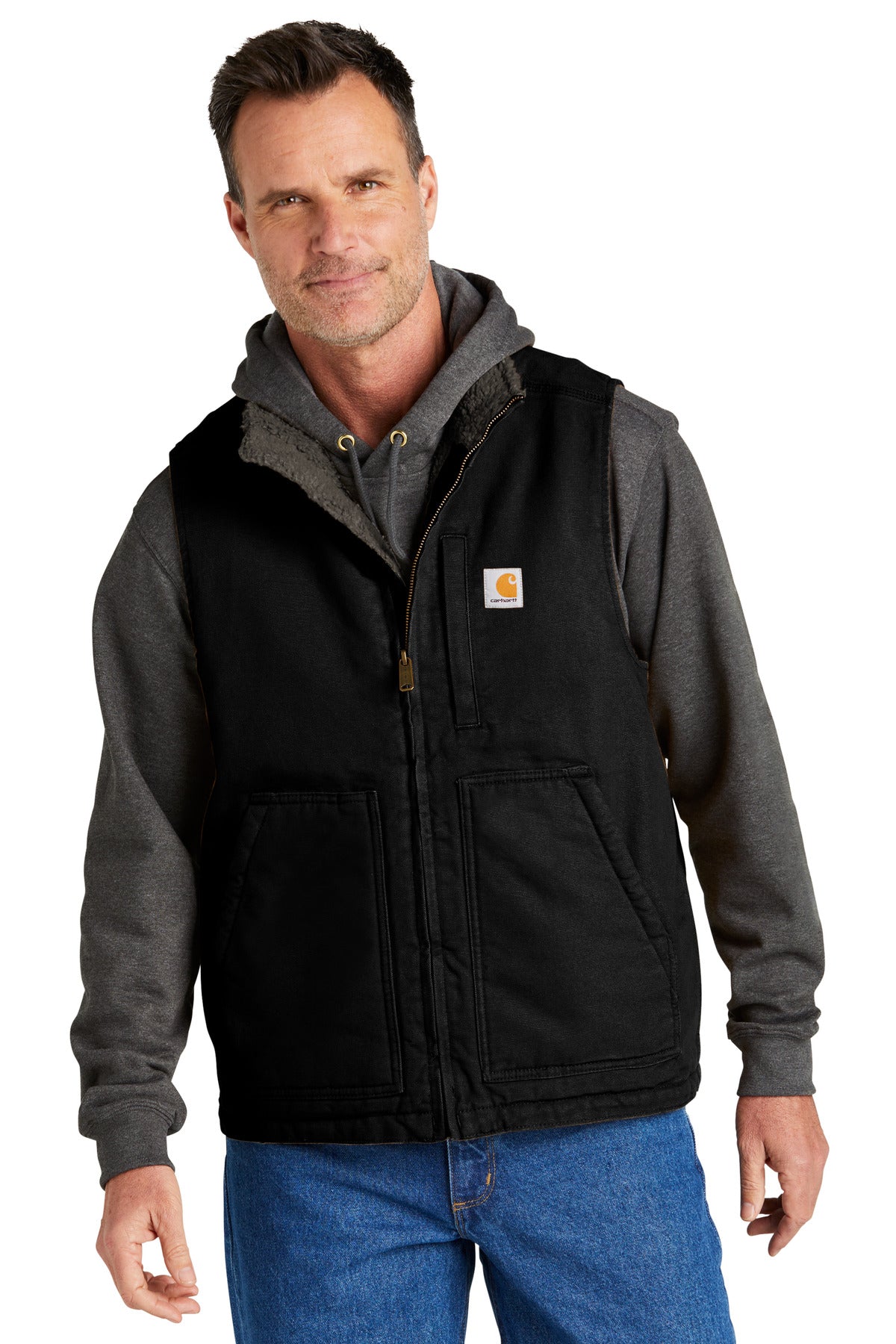 CarharttÂ® Sherpa-Lined Mock Neck Vest CT104277