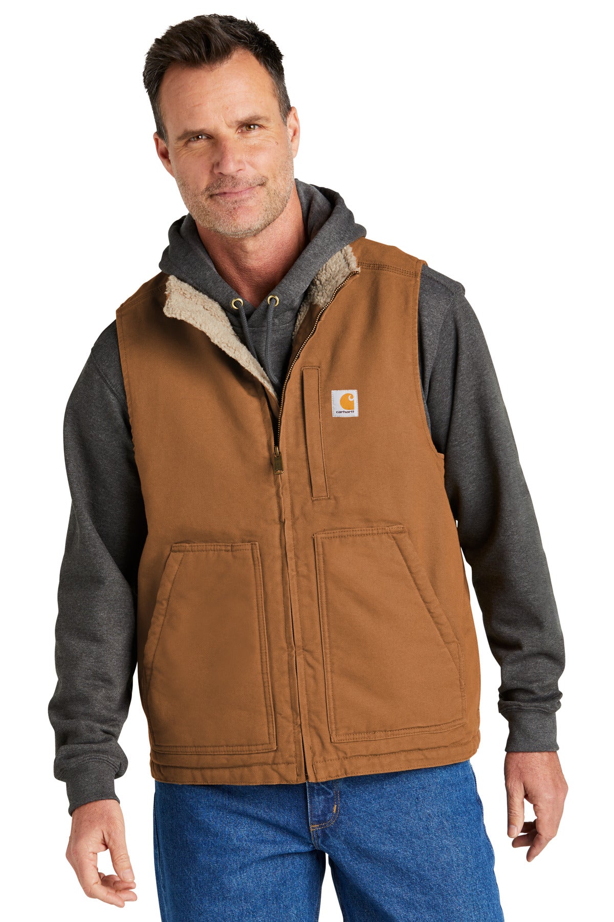 CarharttÂ® Sherpa-Lined Mock Neck Vest CT104277