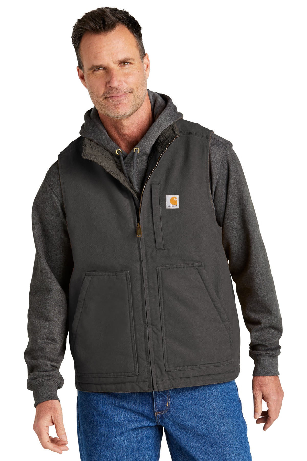 CarharttÂ® Sherpa-Lined Mock Neck Vest CT104277