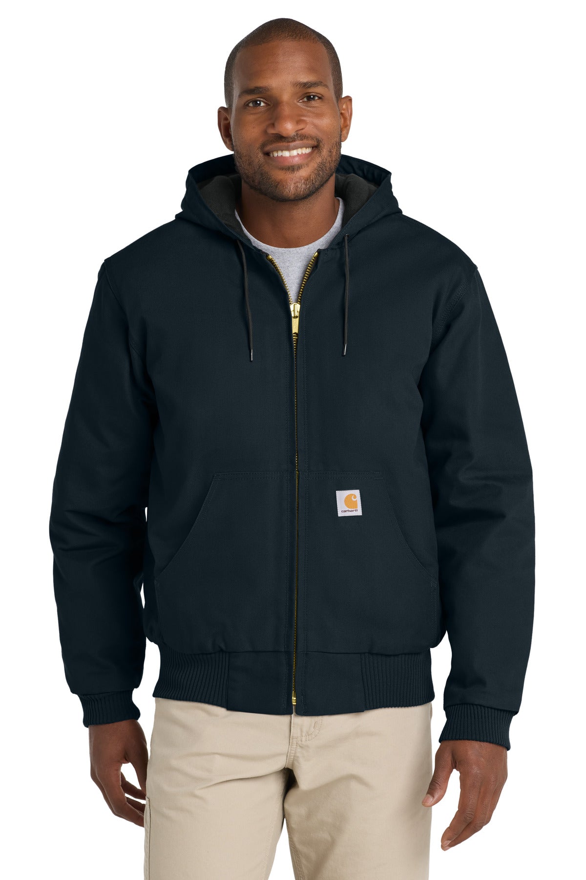 Carhartt Â® Quilted-Flanne-Lined Duck Active Jac. CT106677