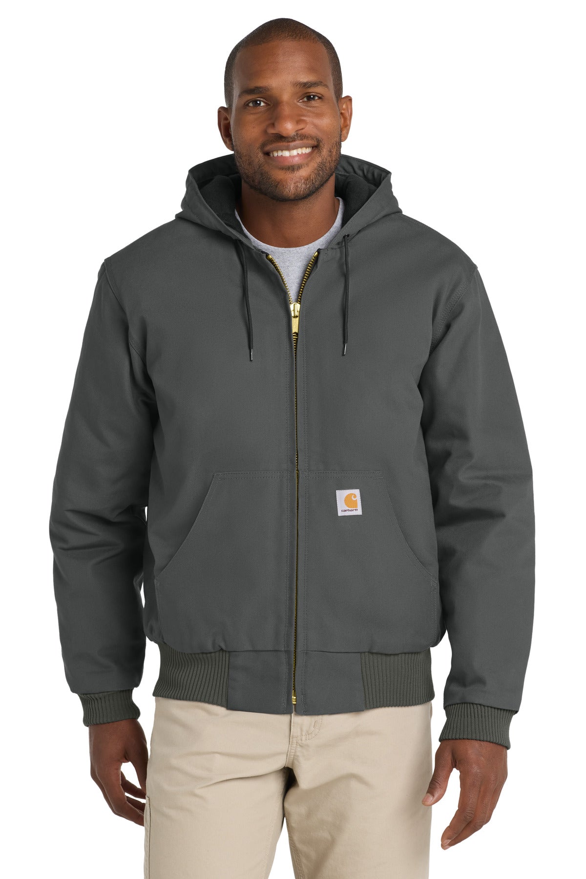 Carhartt Â® Quilted-Flanne-Lined Duck Active Jac. CT106677