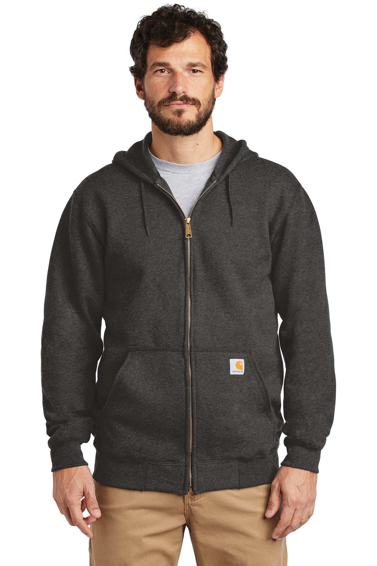 Carhartt Â® Midweight Hooded Zip-Front Sweatshirt. CTK122