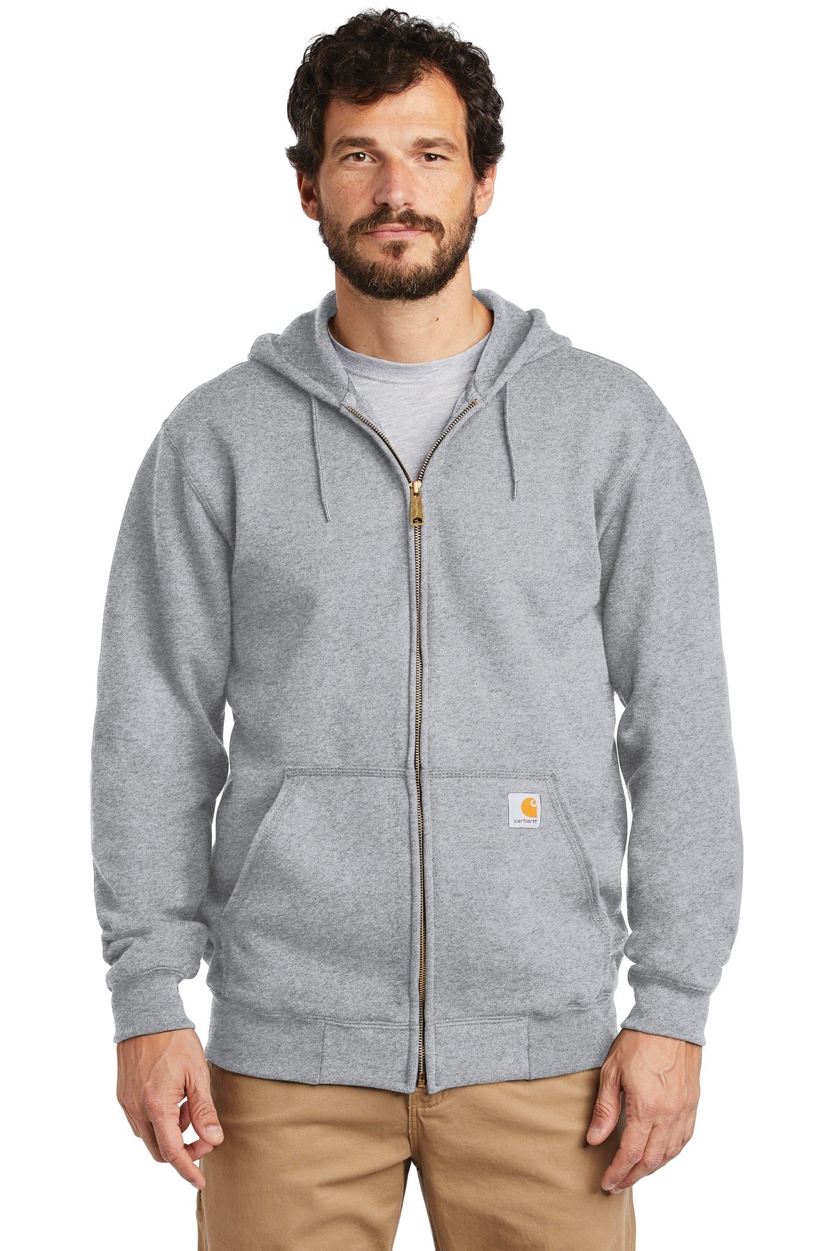 Carhartt Â® Midweight Hooded Zip-Front Sweatshirt. CTK122