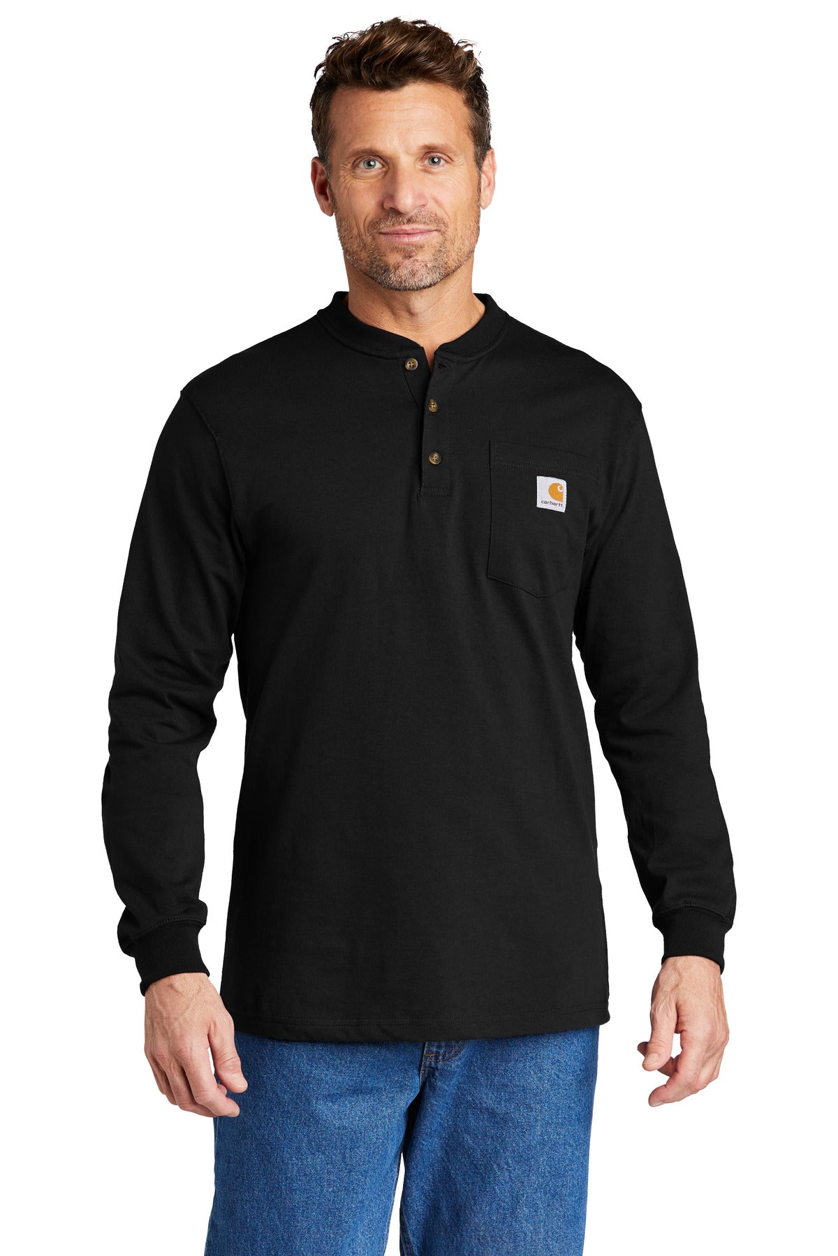 Carhartt? Long Sleeve Henley T-Shirt CTK128