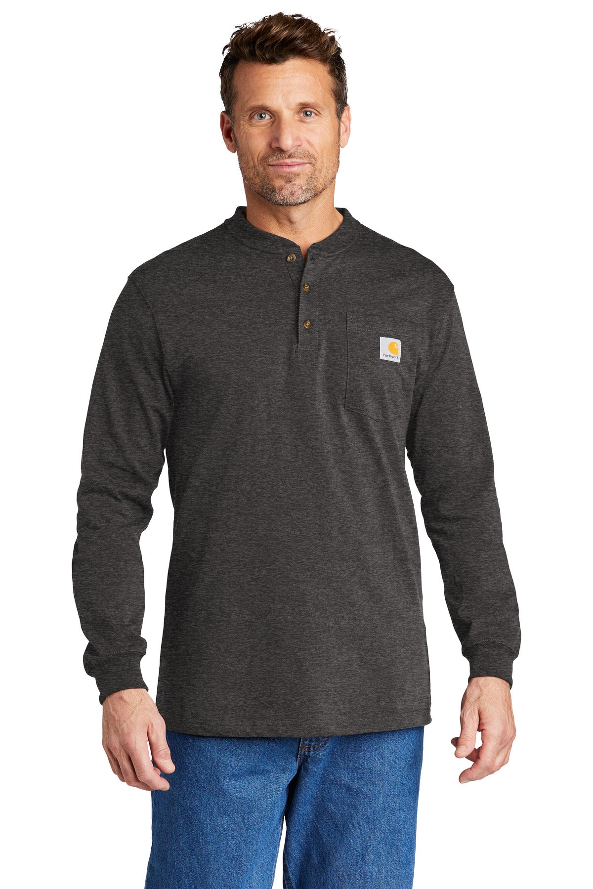 CarharttÂ® Long Sleeve Henley T-Shirt CTK128