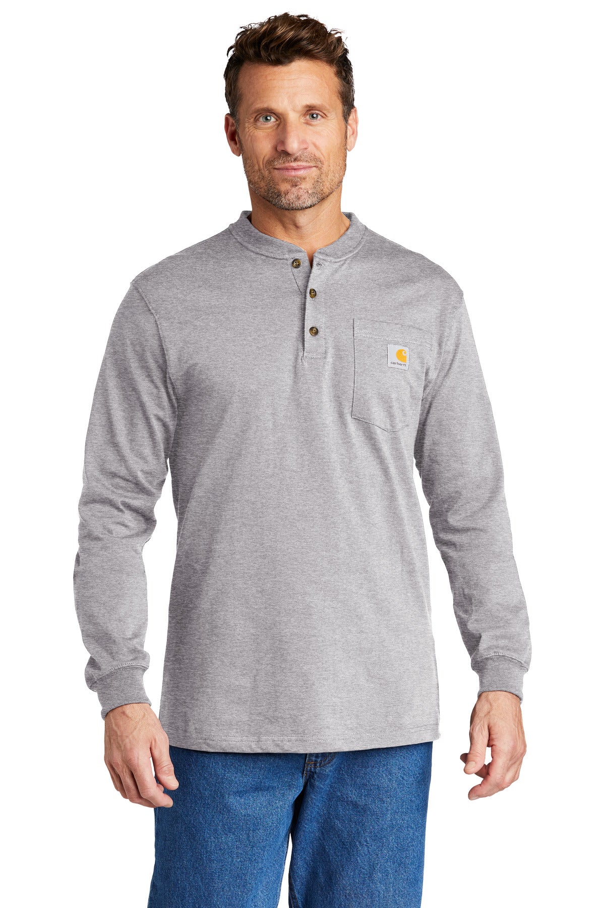 CarharttÂ® Long Sleeve Henley T-Shirt CTK128