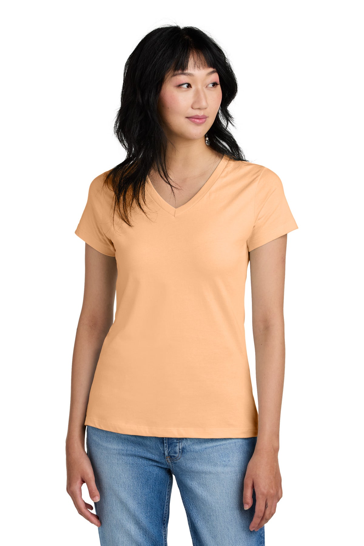 District? - Women's Perfect Weight? V-Neck Tee. DM1170L