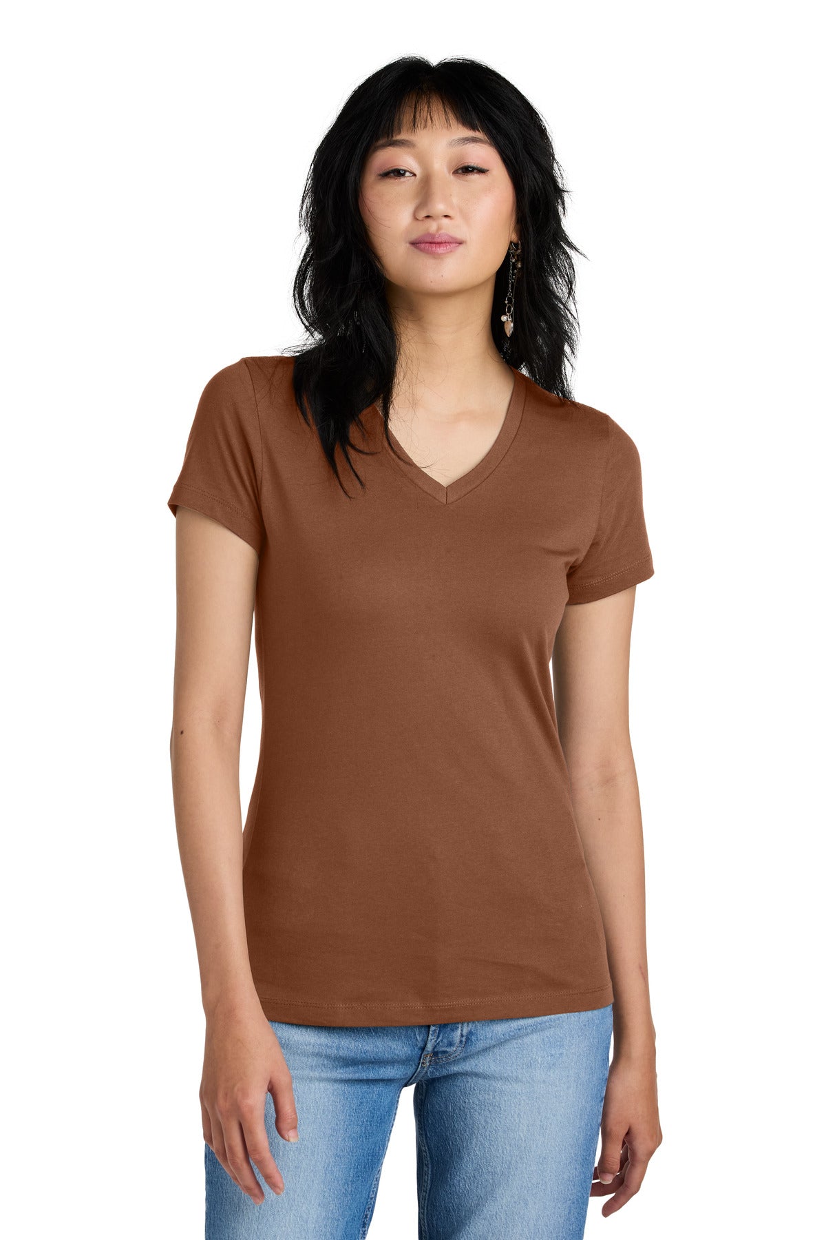 District? - Women's Perfect Weight? V-Neck Tee. DM1170L