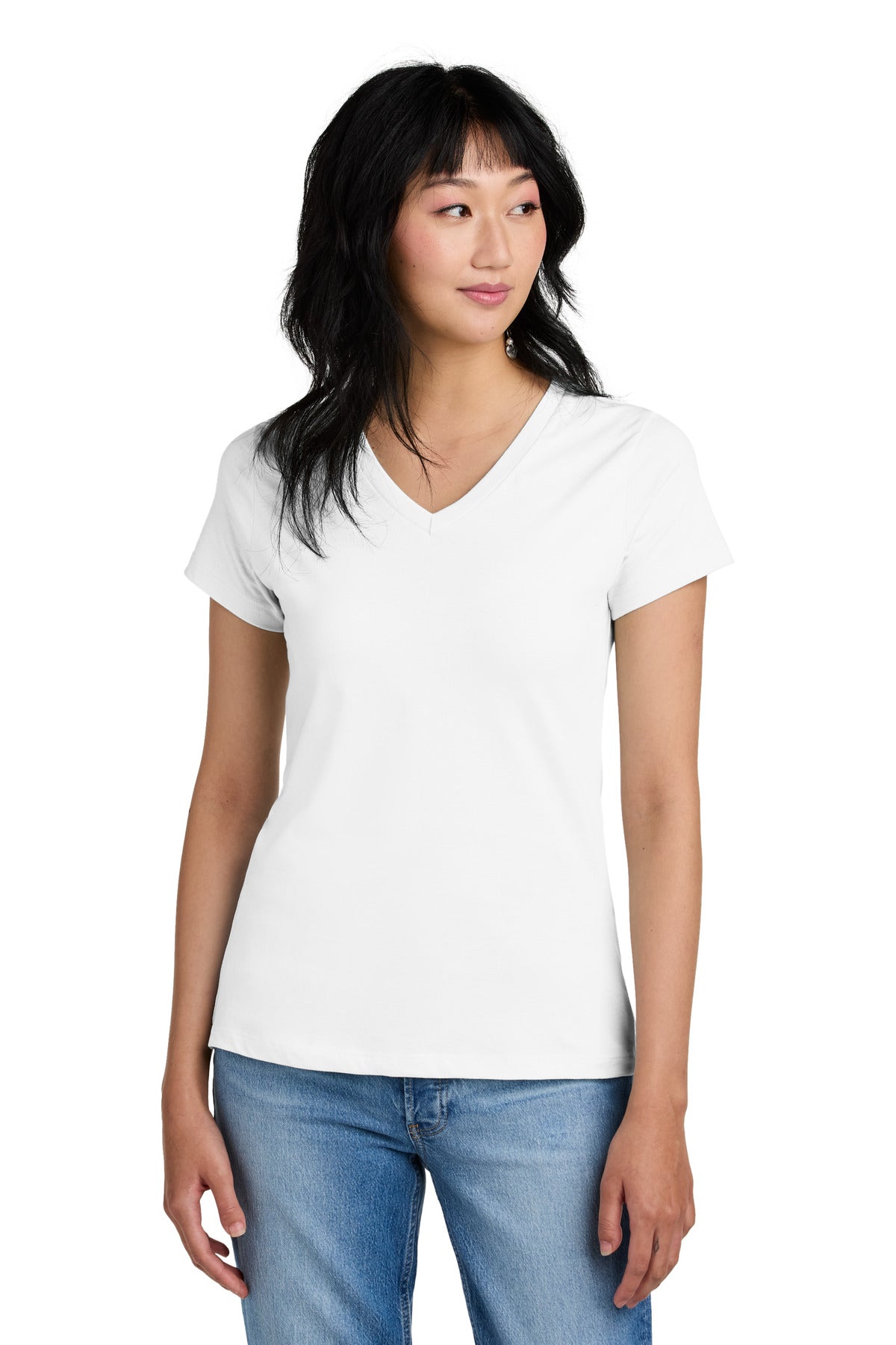 District? - Women's Perfect Weight? V-Neck Tee. DM1170L