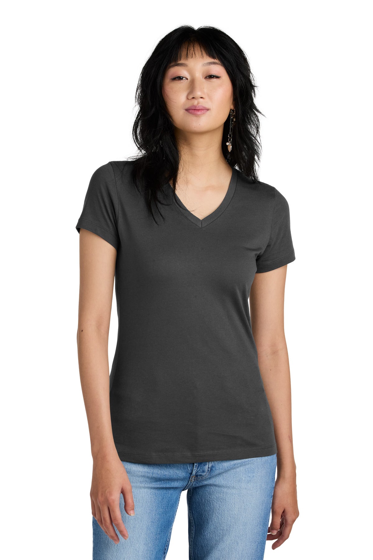 District? - Women's Perfect Weight? V-Neck Tee. DM1170L