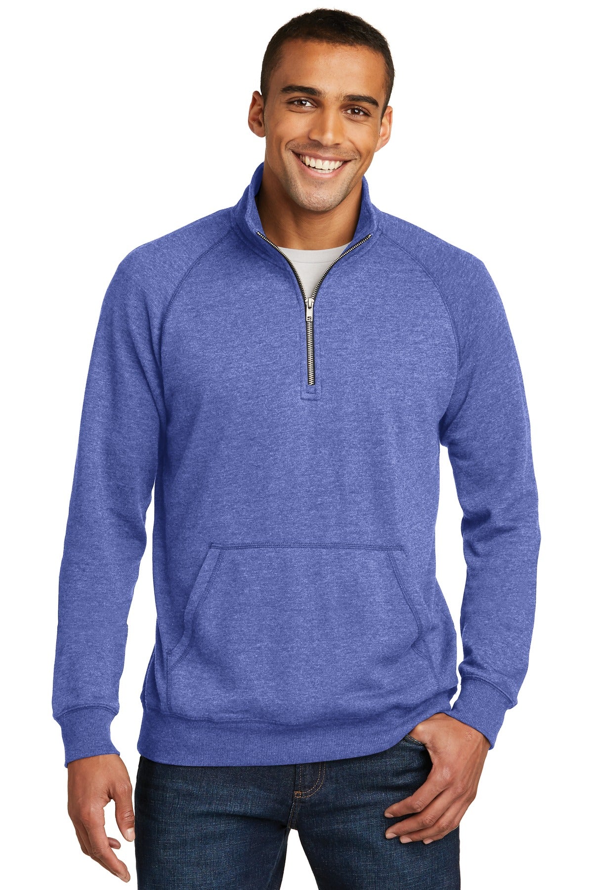 District? Lightweight Fleece 1/4-Zip. DM392