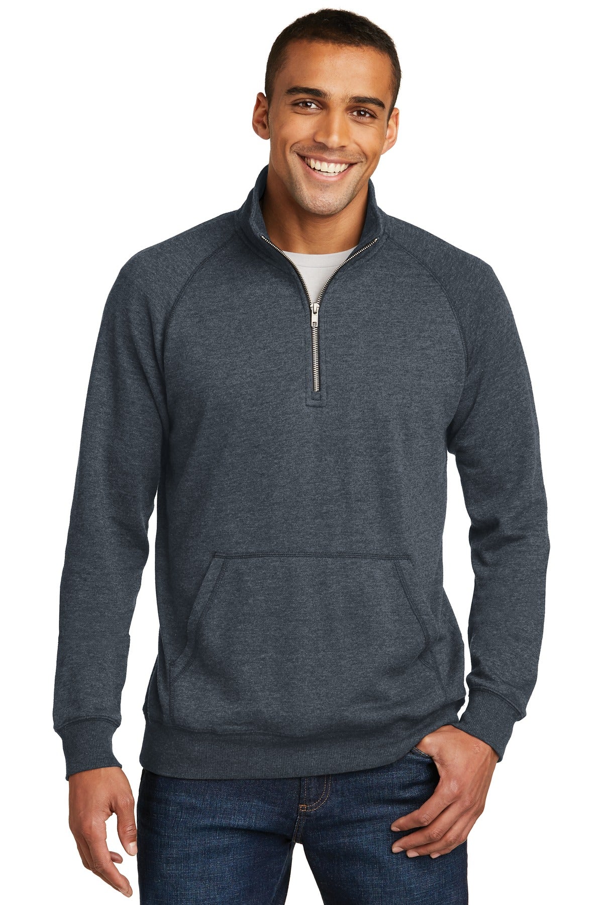 District? Lightweight Fleece 1/4-Zip. DM392