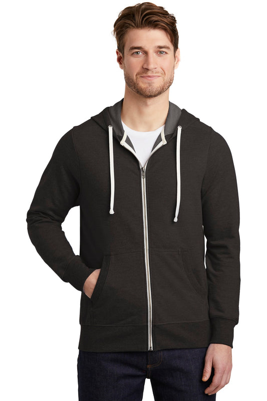 District ? Perfect Tri ? French Terry Full-Zip Hoodie. DT356