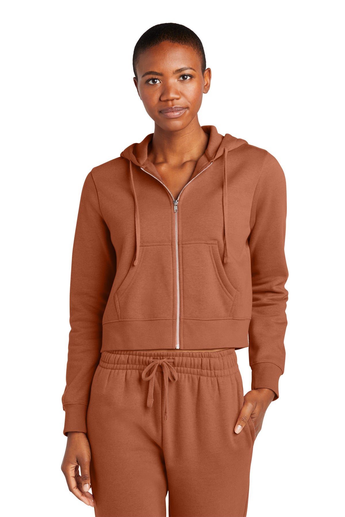 District? Women's V.I.T.? Fleece Full-Zip Hoodie DT6103