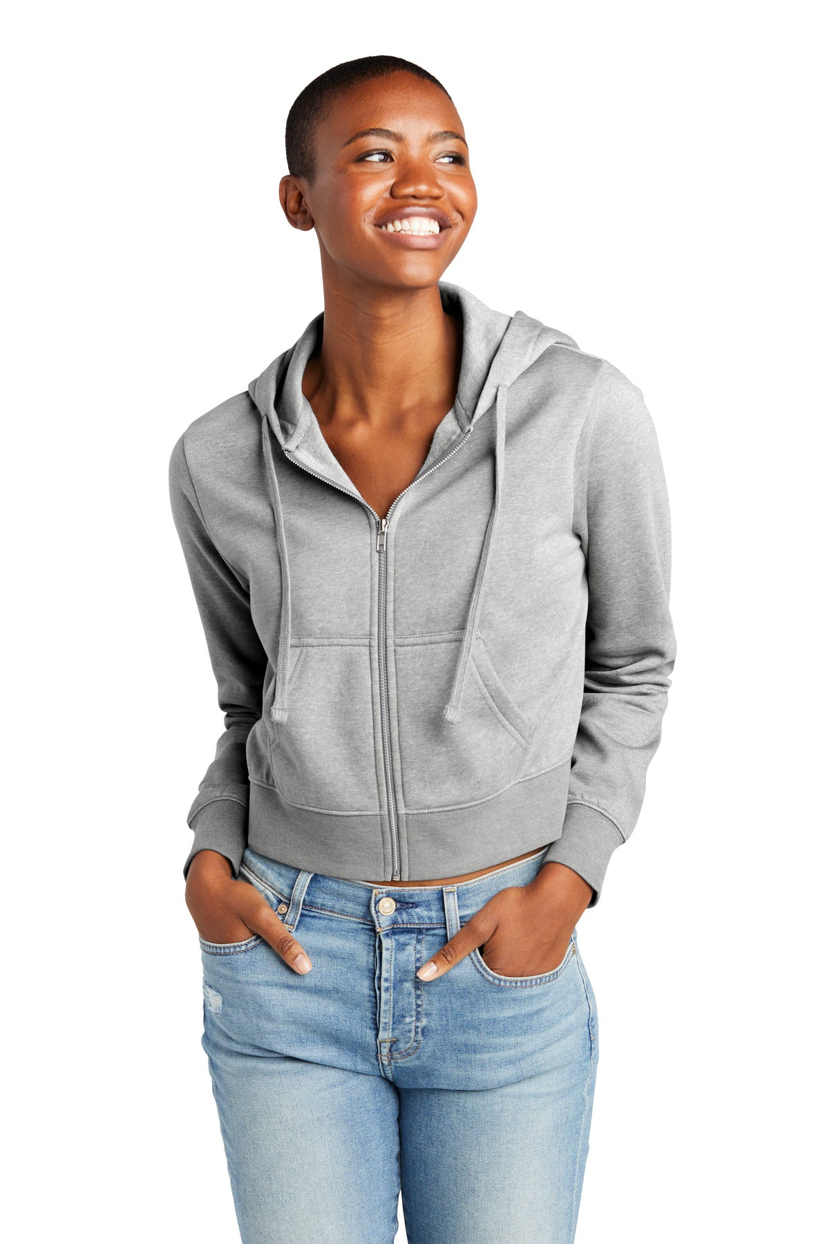 District? Women's V.I.T.? Fleece Full-Zip Hoodie DT6103