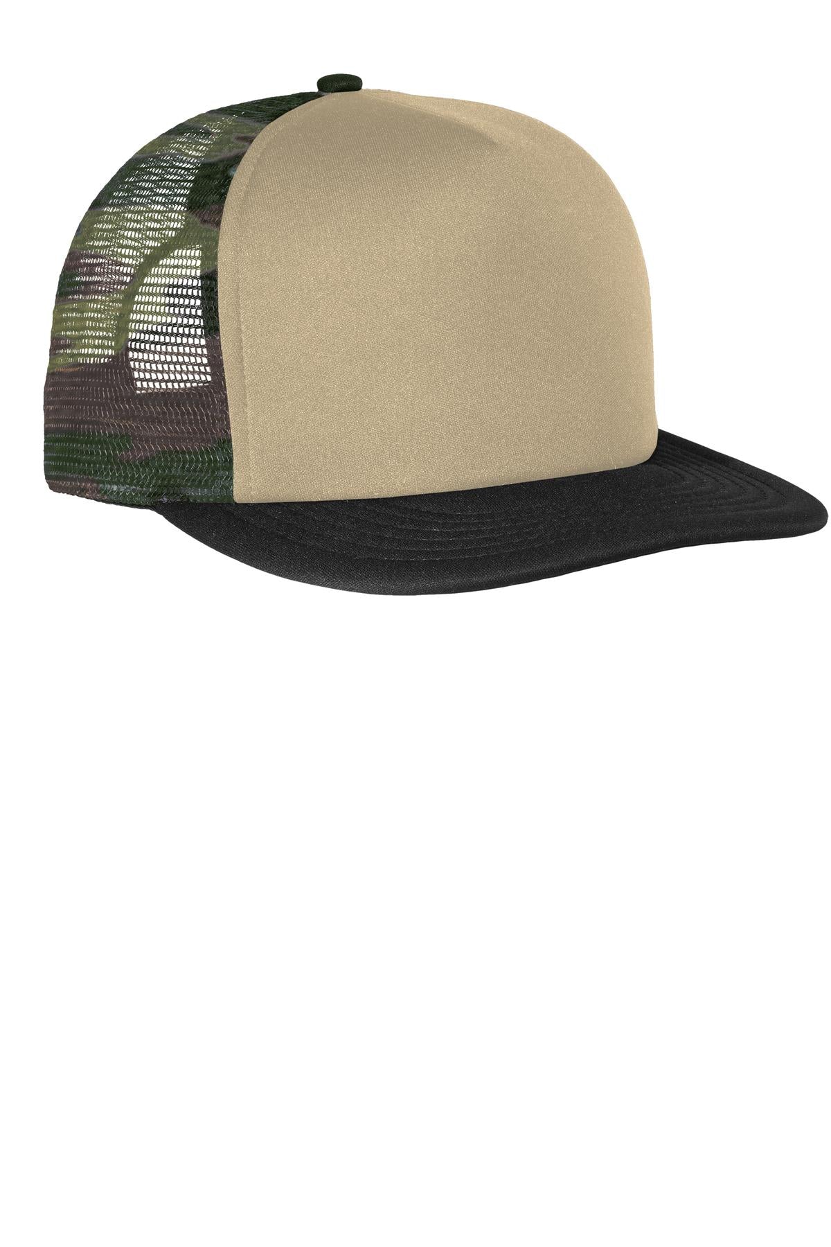 District? Flat Bill Snapback Trucker Cap. DT624