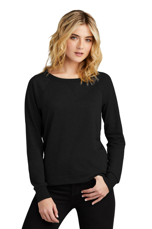 District? Women's Featherweight French Terry? Long Sleeve Crewneck DT672