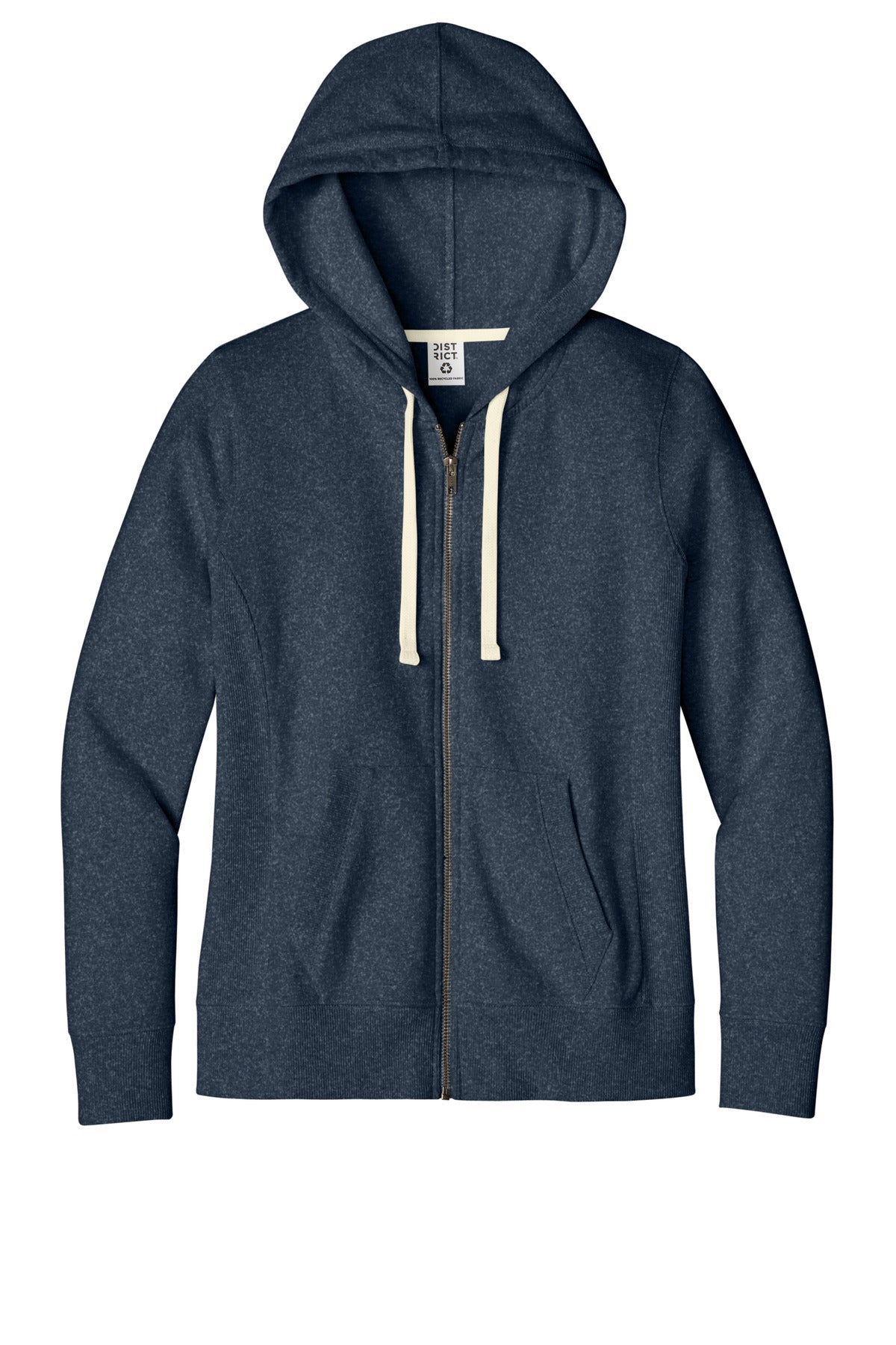 District? Women's Re-Fleece?Full-Zip Hoodie DT8103