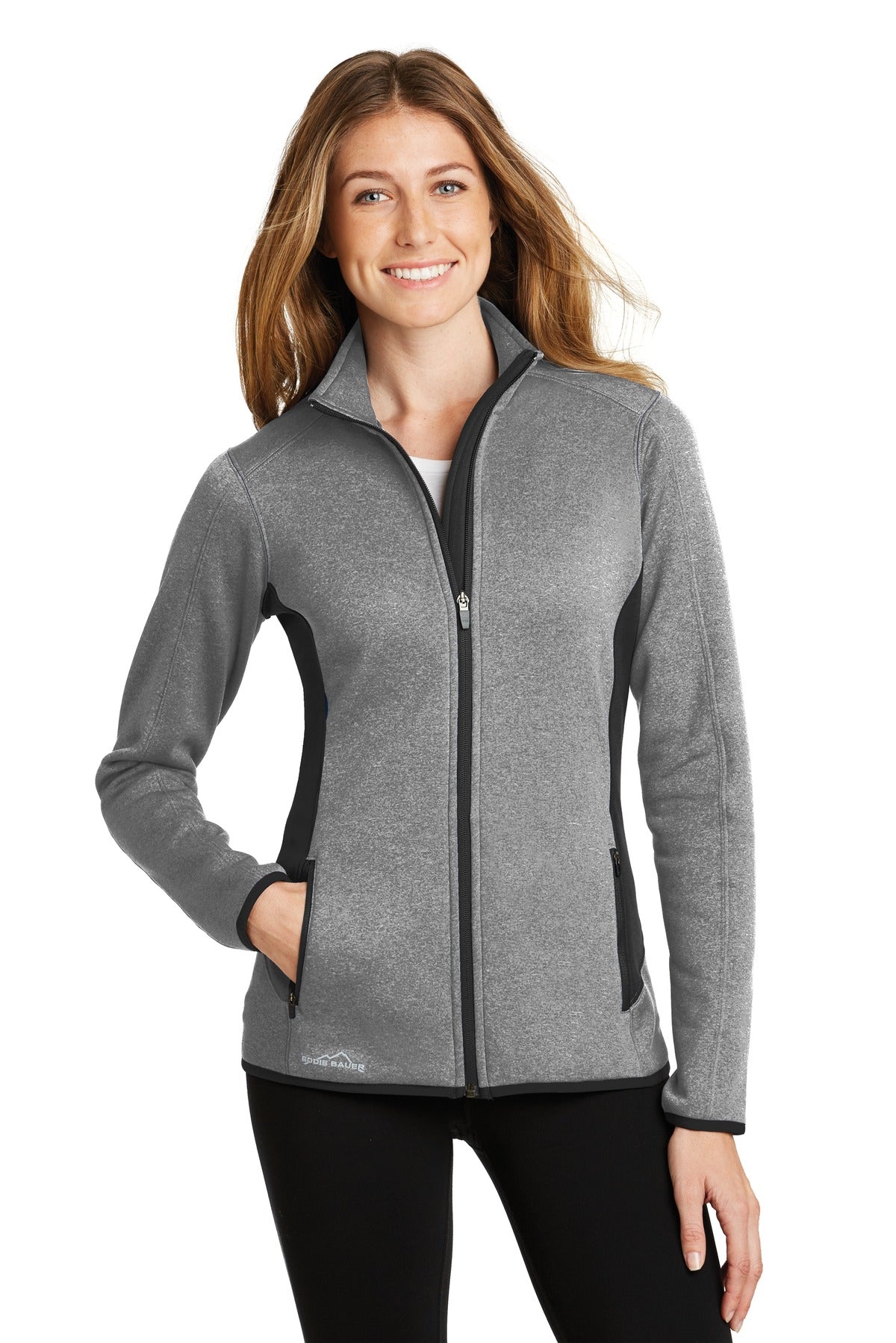 Eddie Bauer? Women's Full-Zip Heather Stretch Fleece Jacket. EB239