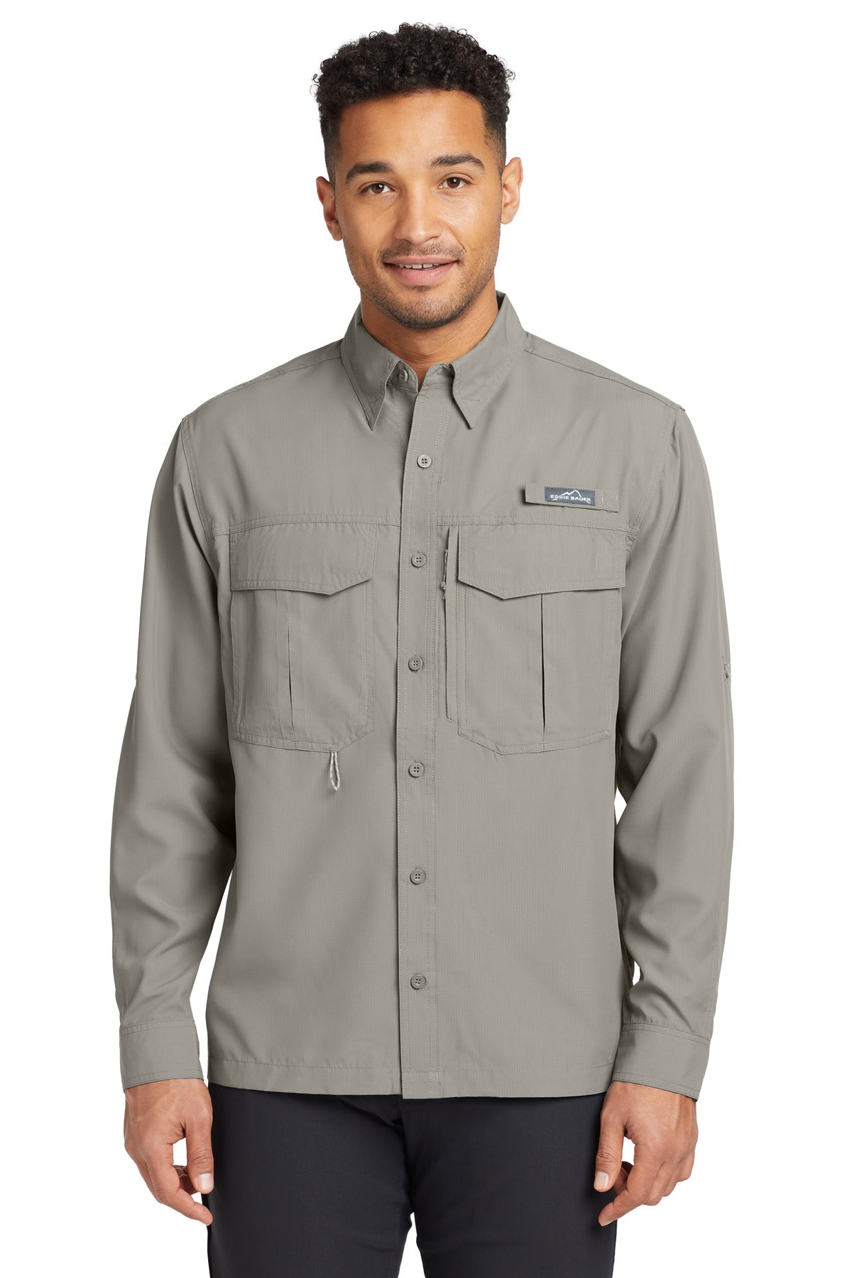 Eddie BauerÂ® - Long Sleeve Performance Fishing Shirt. EB600