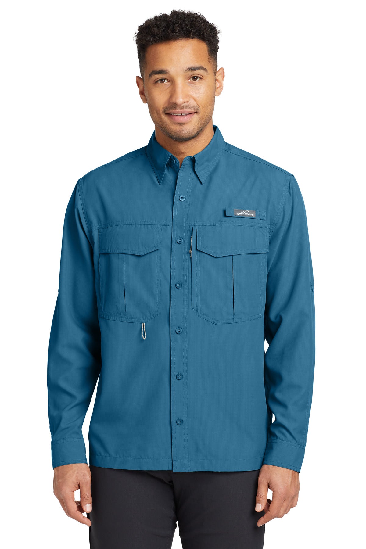 Eddie BauerÂ® - Long Sleeve Performance Fishing Shirt. EB600