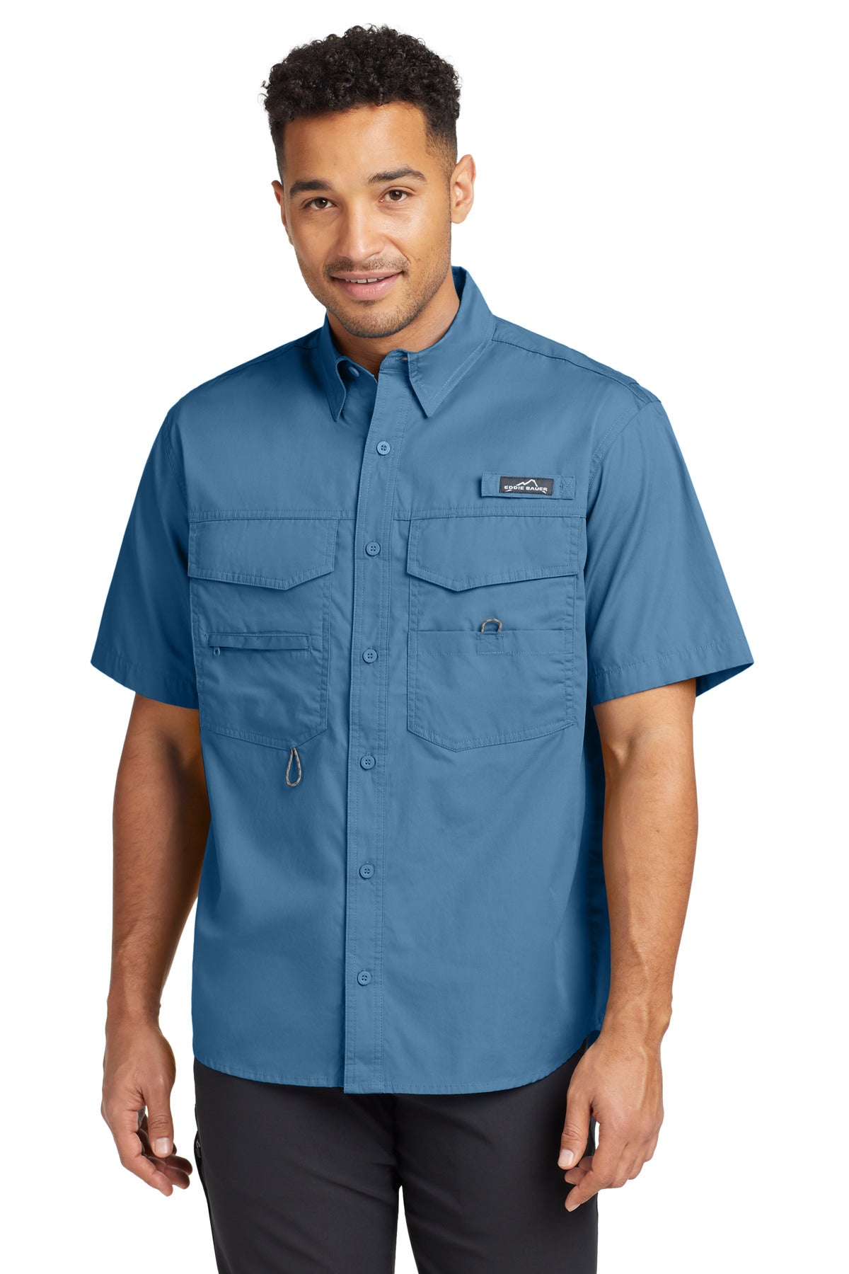 Eddie BauerÂ® - Short Sleeve Fishing Shirt. EB608