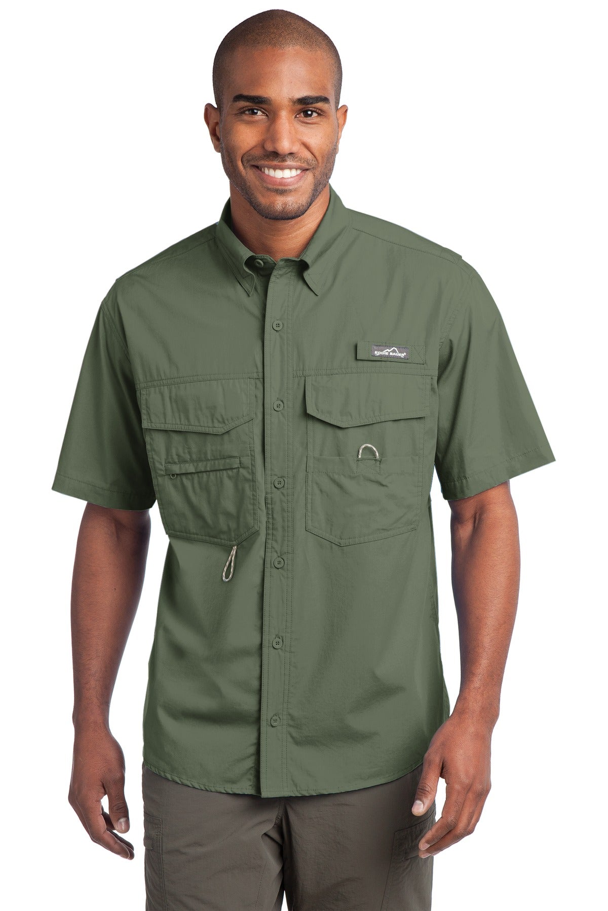 Eddie BauerÂ® - Short Sleeve Fishing Shirt. EB608