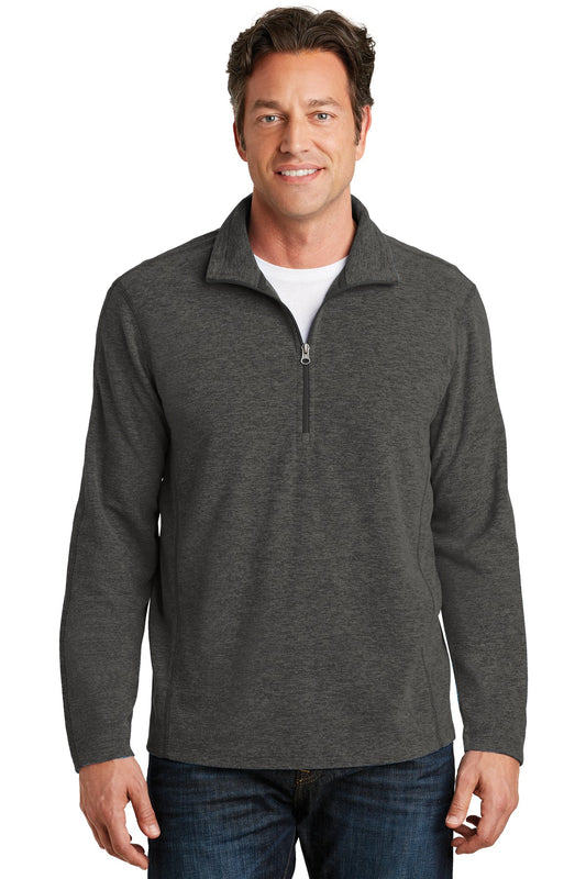 Port Authority? Heather Microfleece 1/2-Zip Pullover. F234