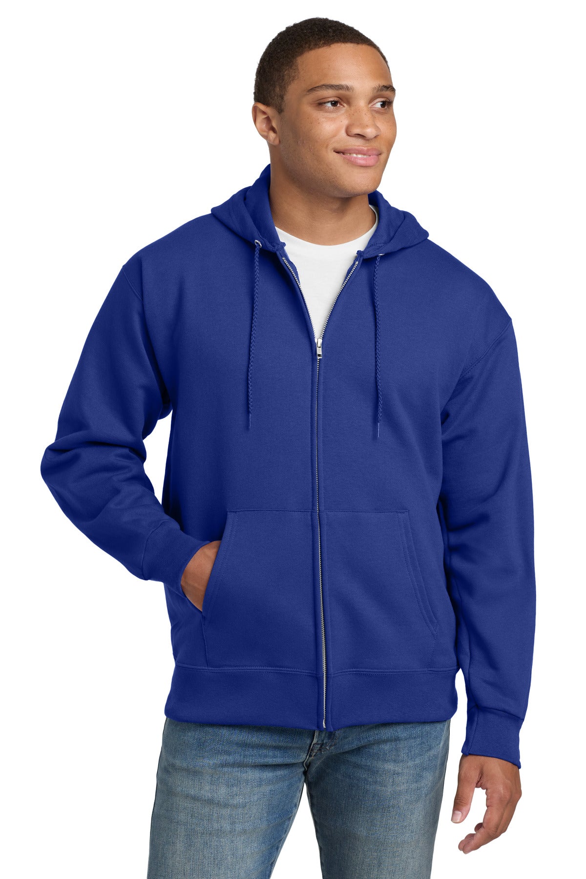 HanesÃ‚Â® Ultimate CottonÃ‚Â® - Full-Zip Hooded Sweatshirt.  F283