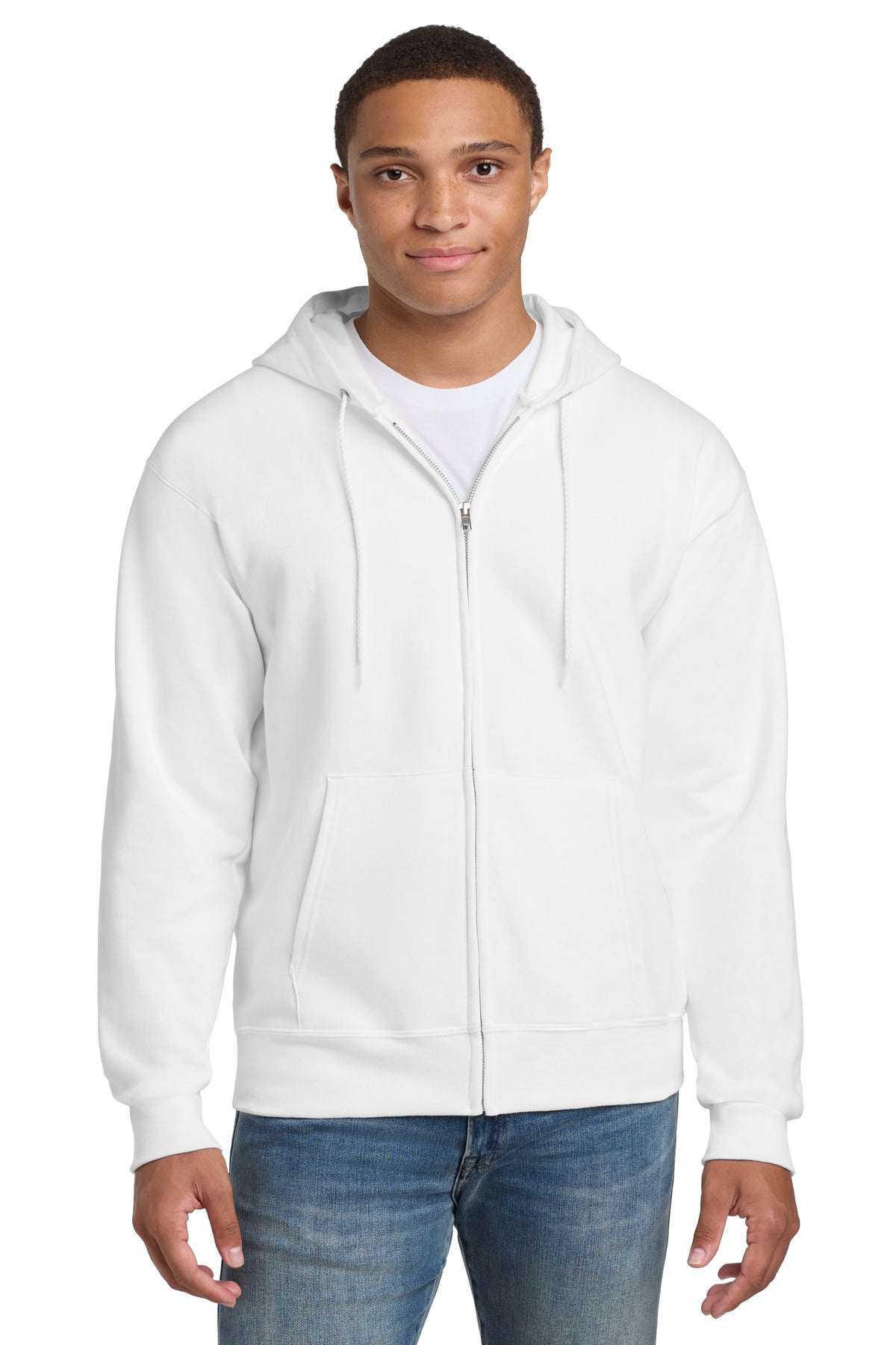 HanesÃ‚Â® Ultimate CottonÃ‚Â® - Full-Zip Hooded Sweatshirt.  F283