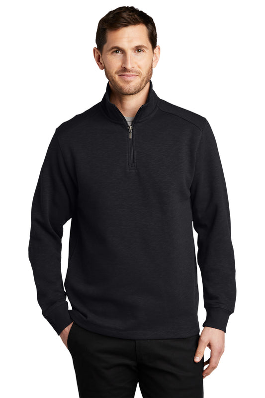 Port Authority? Slub Fleece 1/4-Zip Pullover. F295