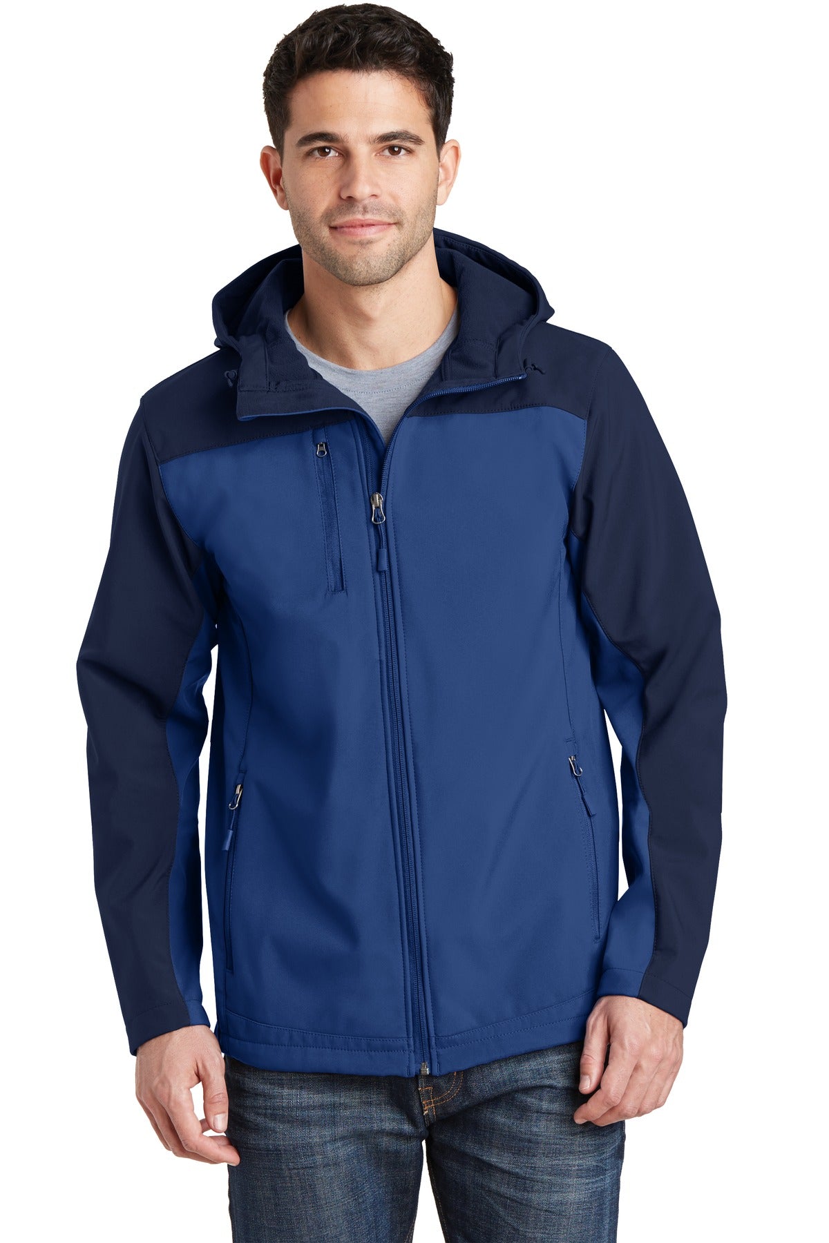 Port AuthorityÃ‚Â® Hooded Core Soft Shell Jacket. J335