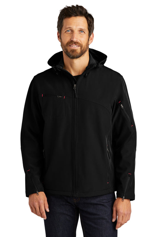 Port Authority? Textured Hooded Soft Shell Jacket. J706