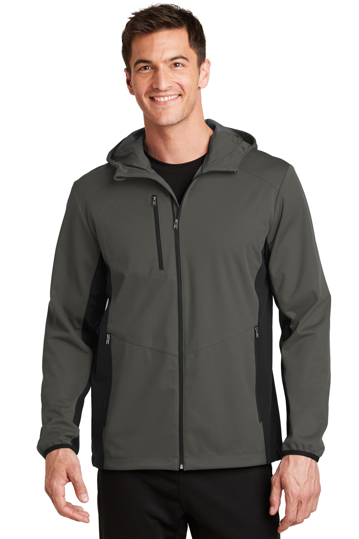 Port AuthorityÃ‚Â® Active Hooded Soft Shell Jacket. J719