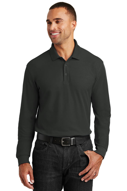 Port AuthorityÂ® Long Sleeve Core Classic Pique Polo. K100LS