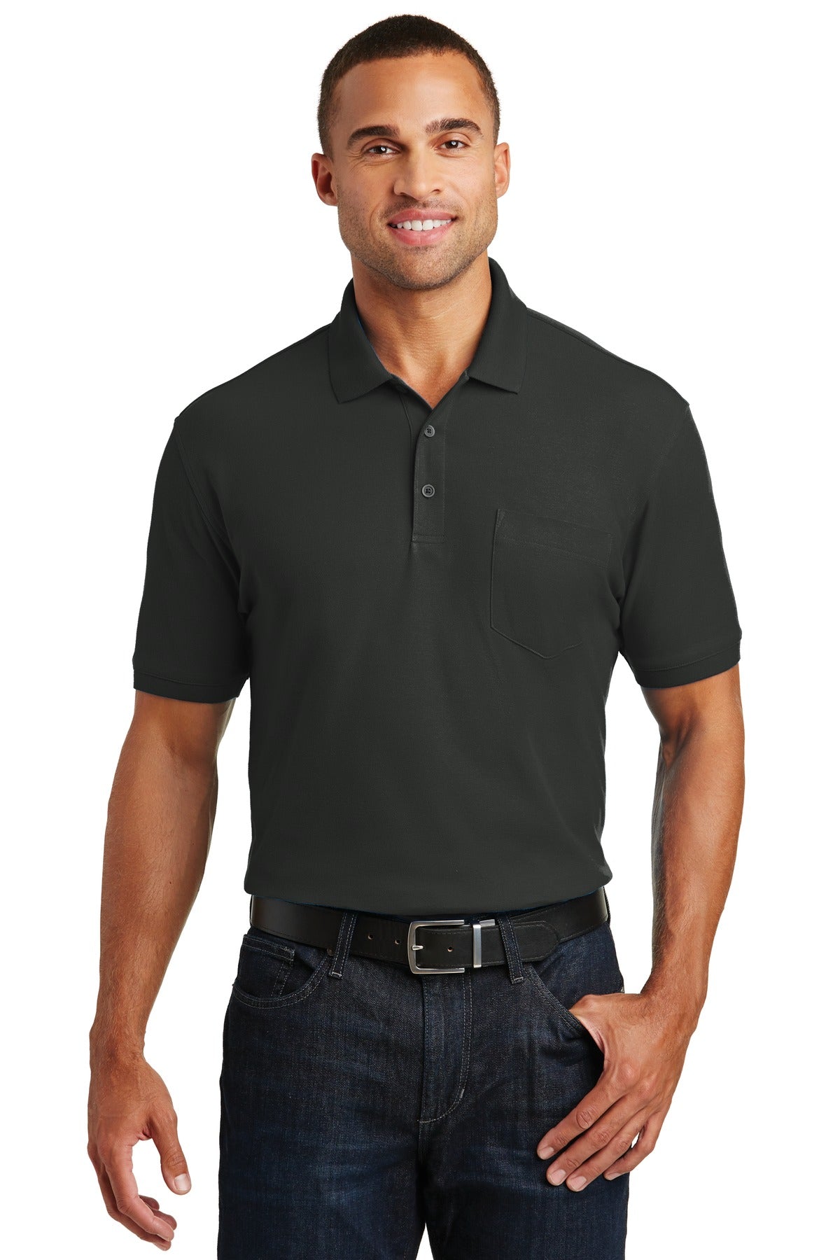 Port AuthorityÂ® Core Classic Pique Pocket Polo. K100P