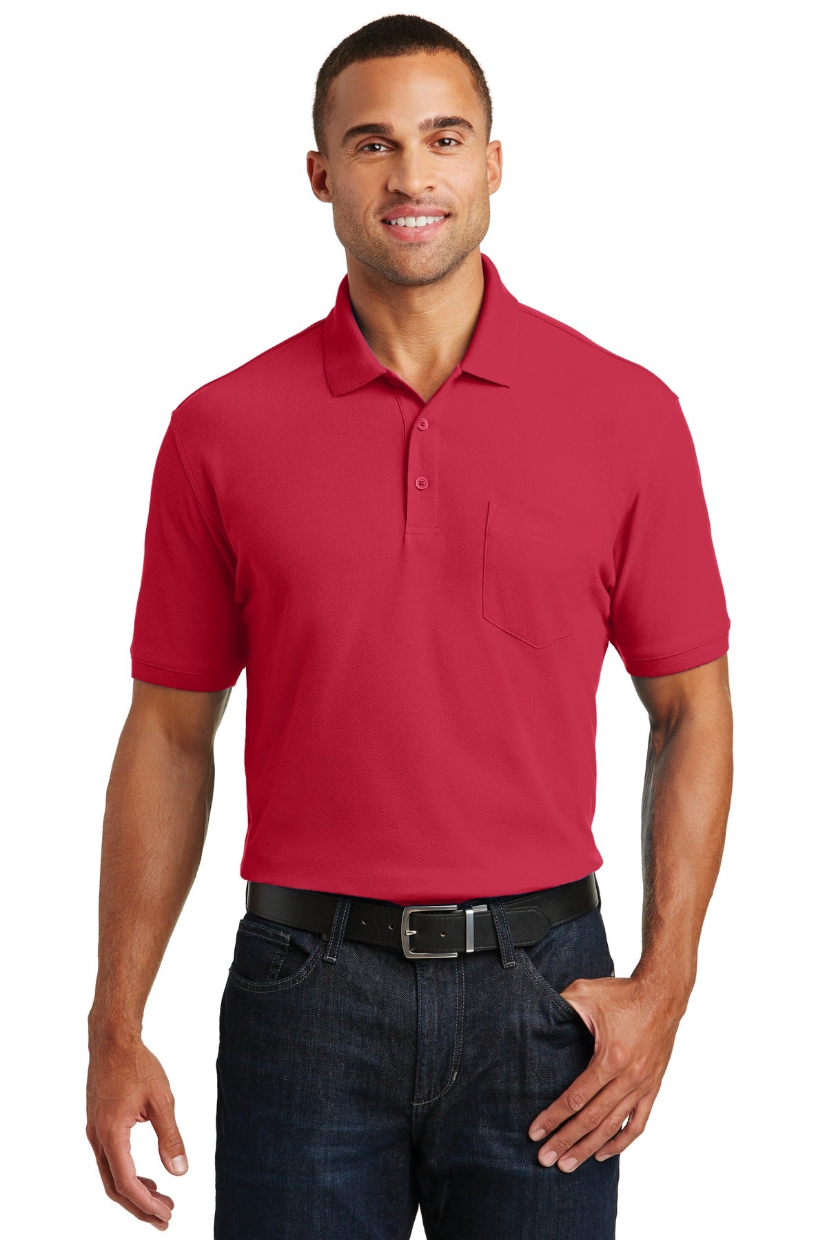 Port AuthorityÂ® Core Classic Pique Pocket Polo. K100P