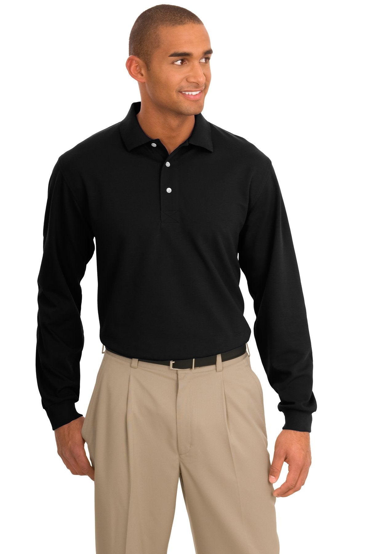 Port AuthorityÂ® Rapid Dryâ„¢ Long Sleeve Polo.  K455LS