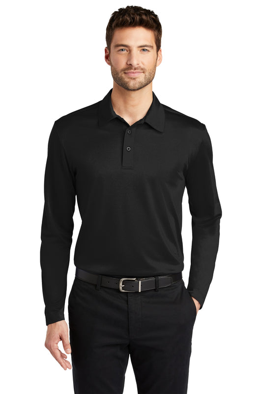 Port Authority? Silk Touch? Performance Long Sleeve Polo. K540LS