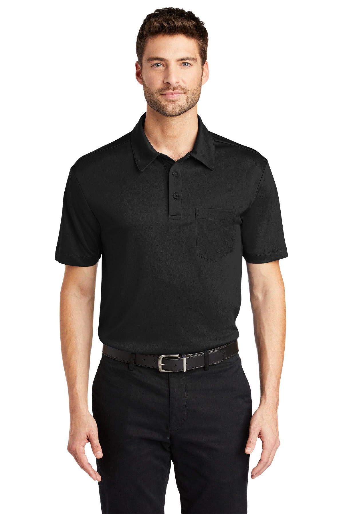 Port AuthorityÂ® Silk Touchâ„¢ Performance Pocket Polo. K540P