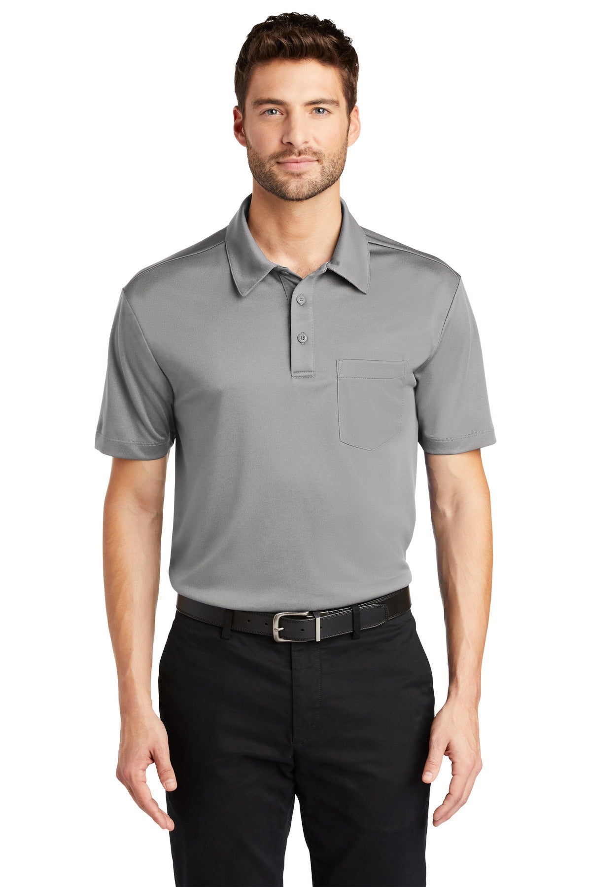 Port AuthorityÂ® Silk Touchâ„¢ Performance Pocket Polo. K540P