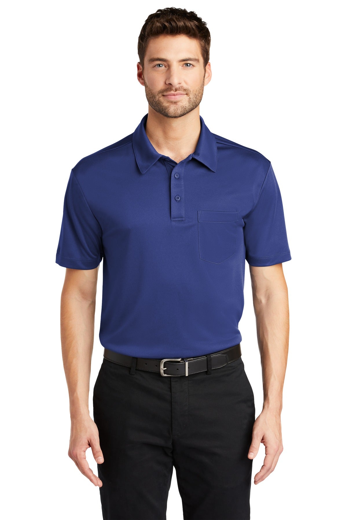 Port AuthorityÂ® Silk Touchâ„¢ Performance Pocket Polo. K540P