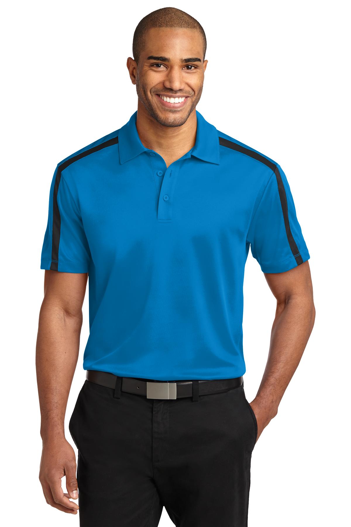 Port Authority? Silk Touch? Performance Colorblock Stripe Polo. K547