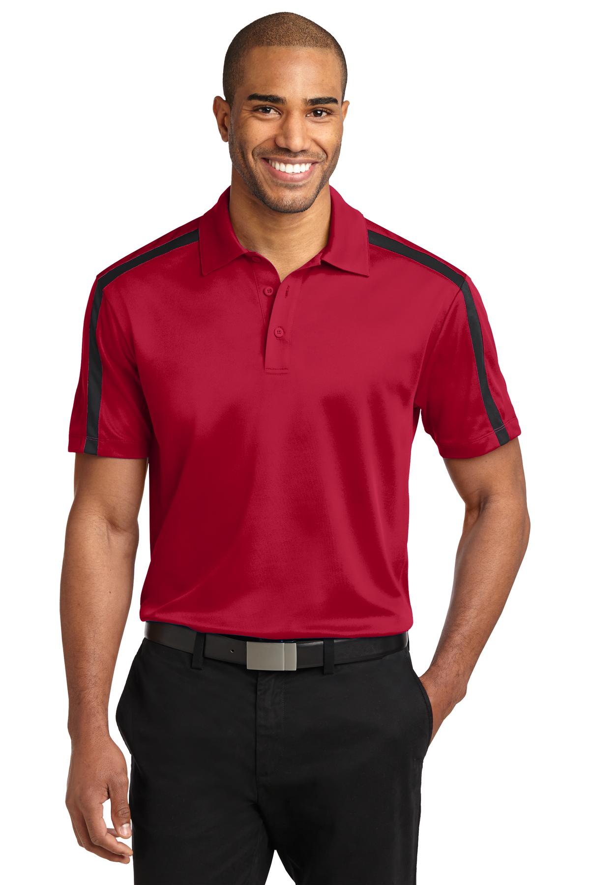 Port Authority? Silk Touch? Performance Colorblock Stripe Polo. K547