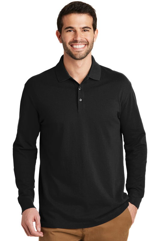 Port Authority? EZCotton? Long Sleeve Polo. K8000LS