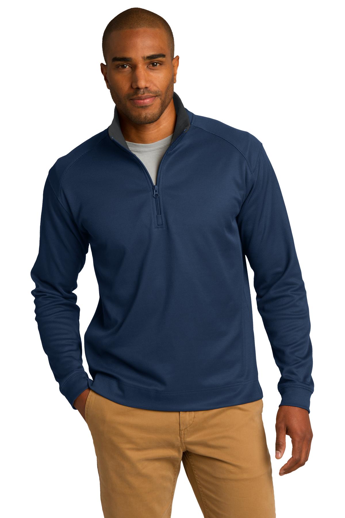 Port Authority? Vertical Texture 1/4-Zip Pullover. K805