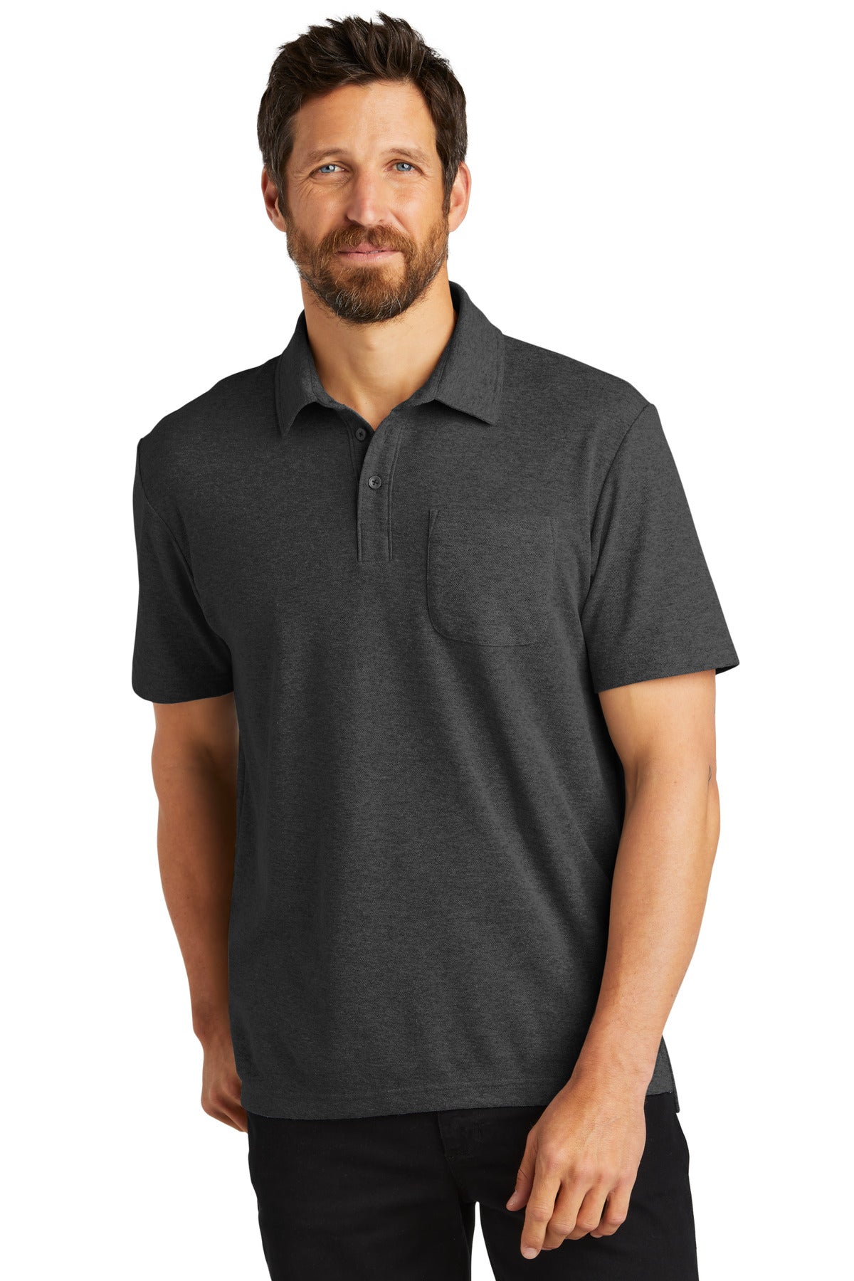 Port AuthorityÂ® C-FREEÂ® Cotton Blend Pique Pocket Polo K868