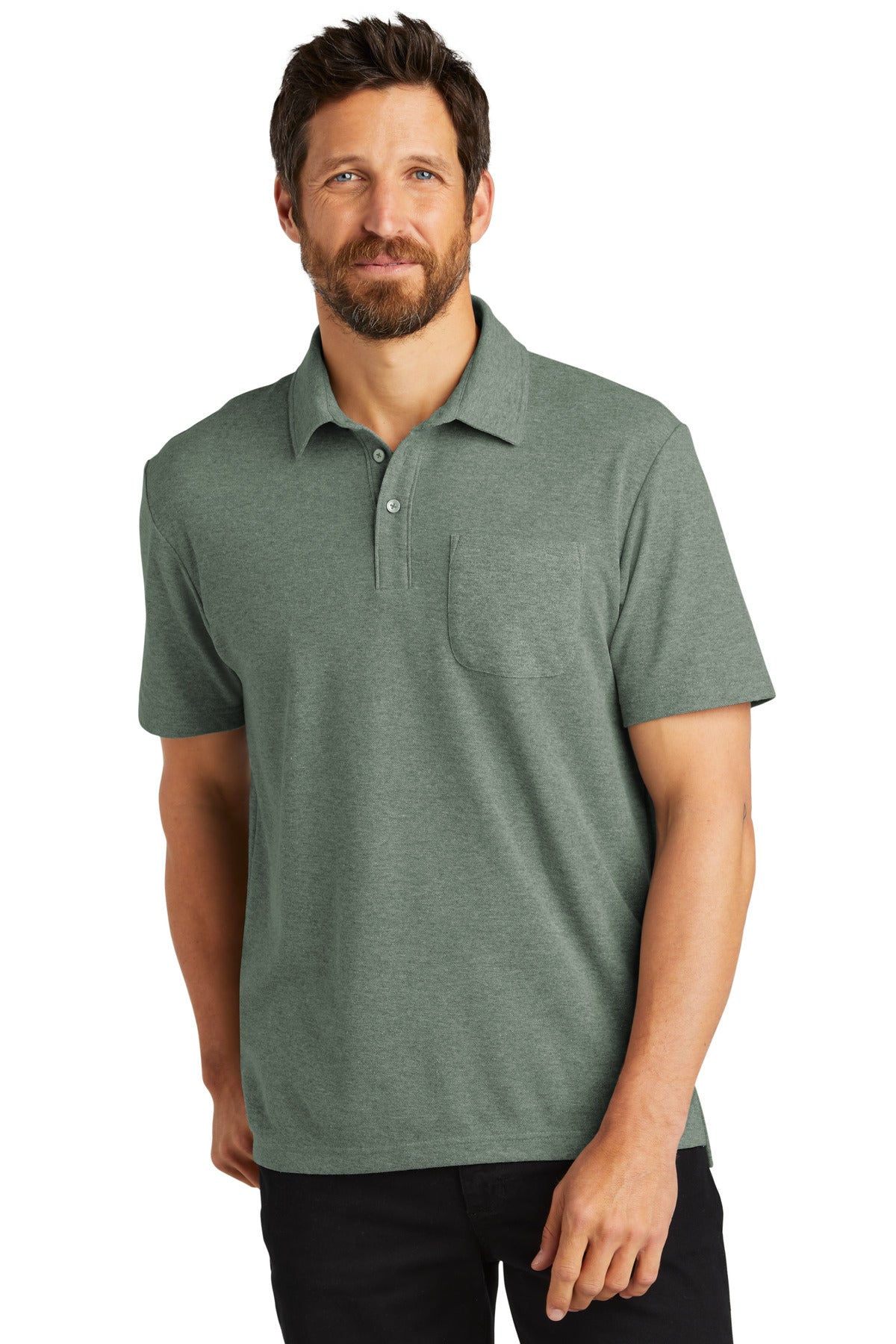 Port AuthorityÂ® C-FREEÂ® Cotton Blend Pique Pocket Polo K868