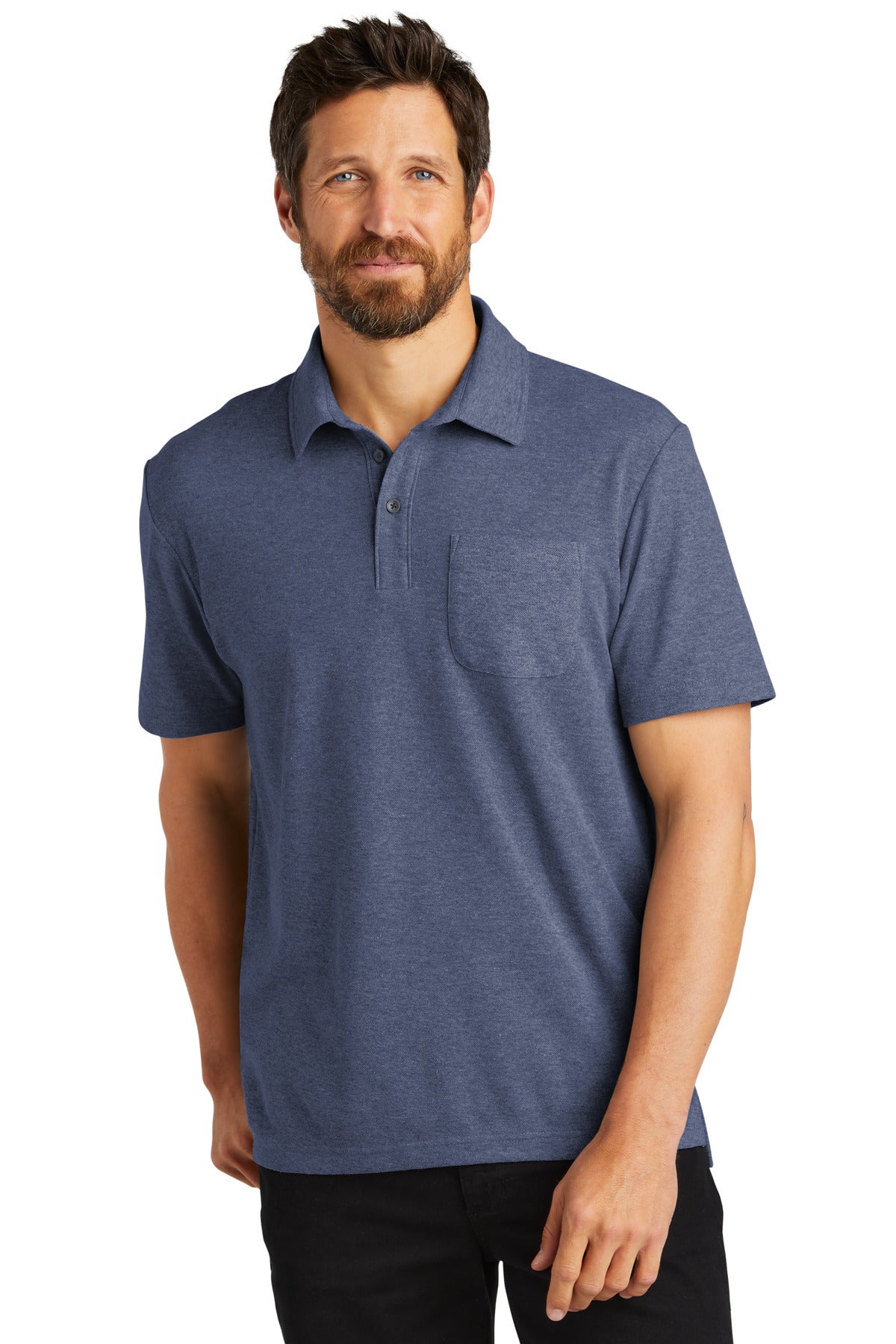 Port AuthorityÂ® C-FREEÂ® Cotton Blend Pique Pocket Polo K868